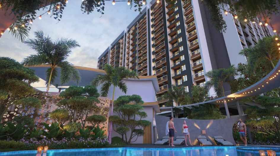 Kosmic-Kourt-Yard-Amenities-Swimming-pool-View